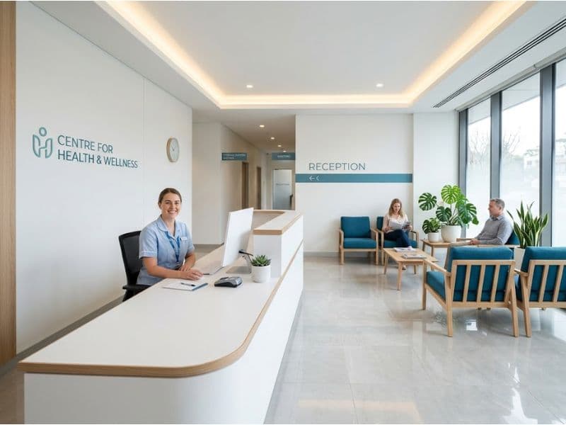 Recepção da Vita Clinic